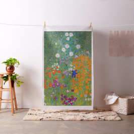 Tela Gustav Klimt - Jardín de flores