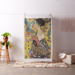 Tela Gustav Klimt Lady Con Pintura De Estilo Art Nouvea
