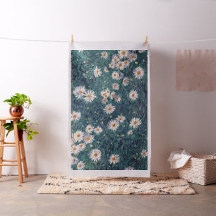 Tela Gustave Caillebotte - Cama de Daisies, detalle