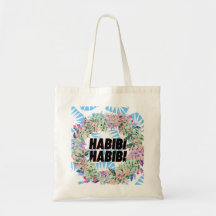 Habibi - personalizado de doble cara de bolso de t