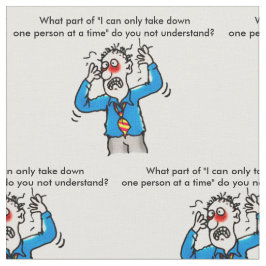 Tela Hacia fuera subrayado hombre cuando ataque de los