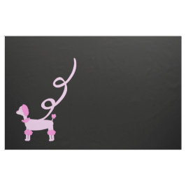 Tela Haga que una falda del caniche se ennegrece