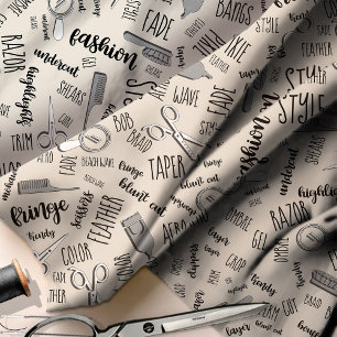 Tela Hair Stylist Text and Tools Black ID749