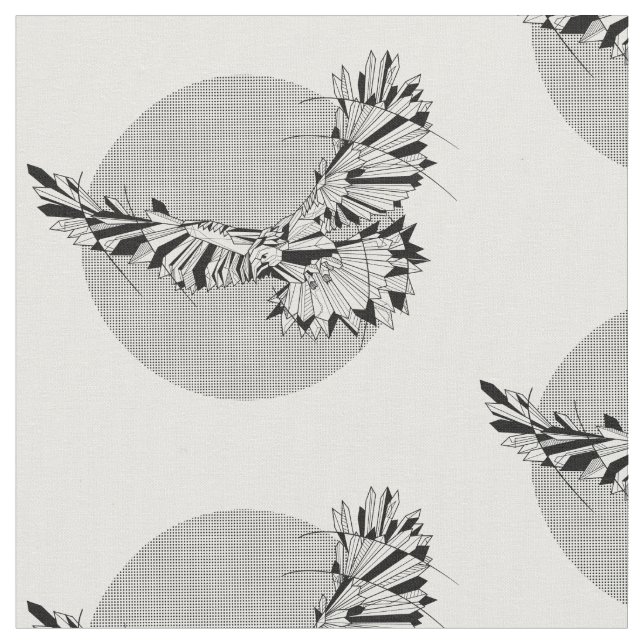 Tela Halcón Goemétrico (De cerca)