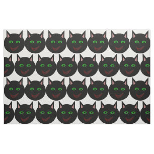 Tela Halloween Black Cat Craft Fabric