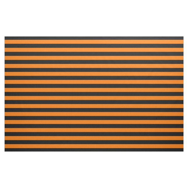 Tela Halloween Black Naranja Stripes Pattern Moda moder (Yarda)
