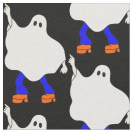 Tela Halloween disco de los años 70 fantasma groovy