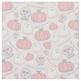 Tela Halloween en pasteles 
