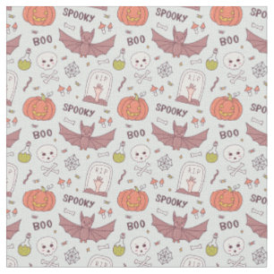 Tela Halloween fantasmal