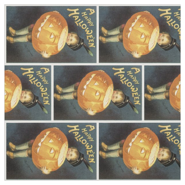 Tela Halloween feliz (Retal)