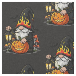 Tela Halloween Gnome Fabric