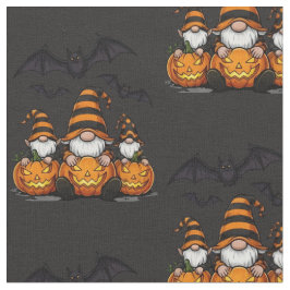 Tela Halloween Gnome Fabric