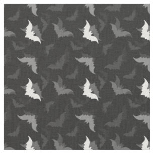 Tela halloween goth black bats