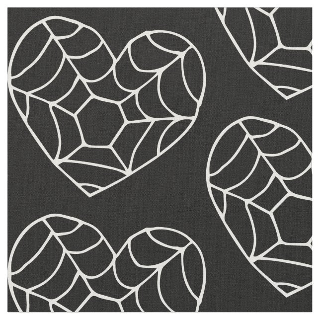 Tela halloween heart spiderweb cobweb (De cerca)