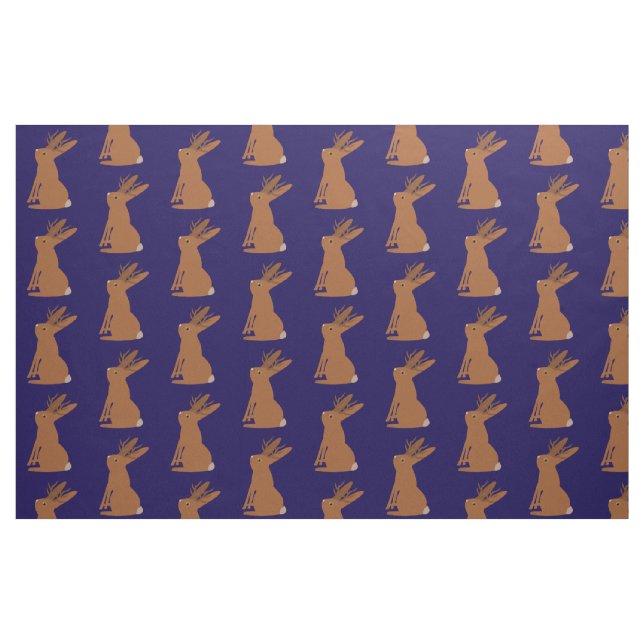 Tela Halloween Jackalope Trick o Trete ("Cuarto gordo" (fat quarter))