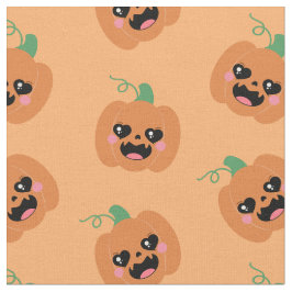Tela Halloween Kawaii Pumpkins Pattern
