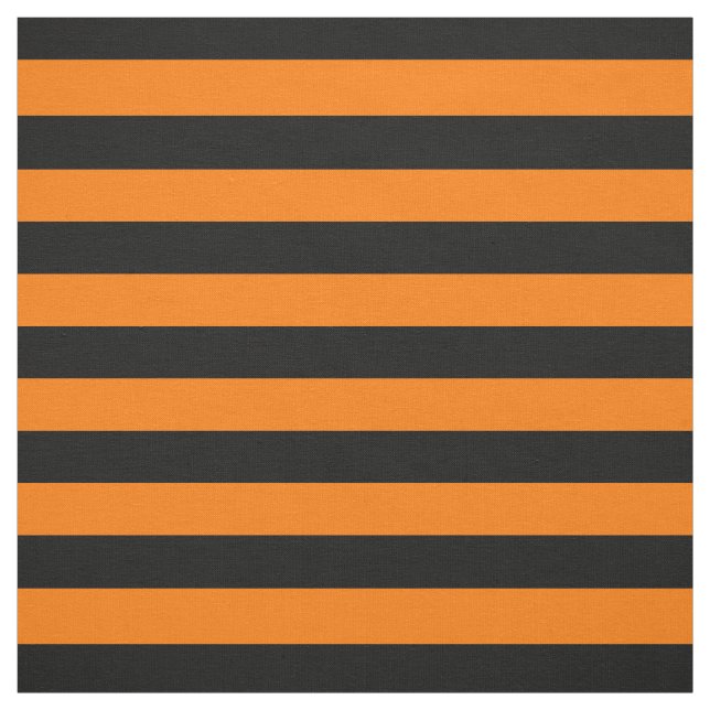 Tela Halloween Naranja Black Stripes Pattern Moda moder (Retal)