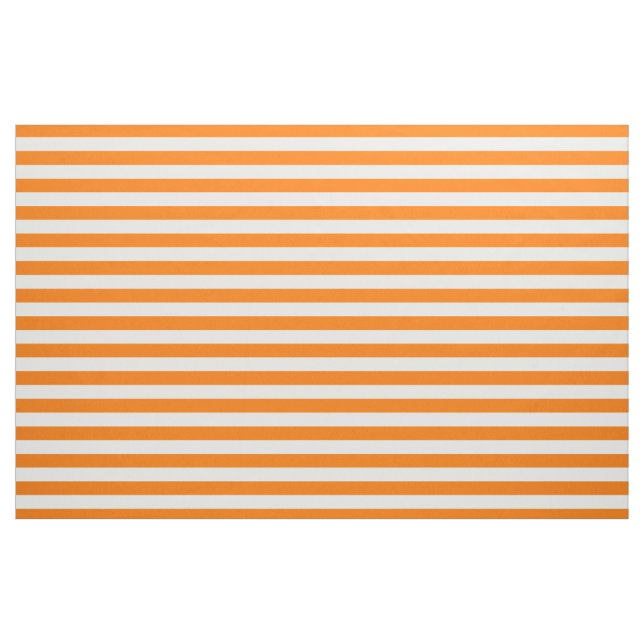 Tela Halloween Naranja Rayas blancas patrón Moda modern (Yarda)