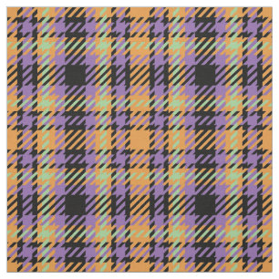 Tela Halloween Plaid Tartan
