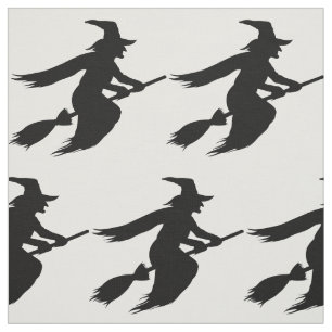 Tela Halloween Witch Silhouette