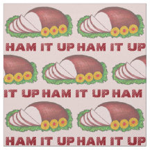 HAM IT UP Holiday Hams Funny Food Navidad Pascua