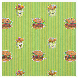 Tela Hamburguesa del dibujo animado y modelo de las