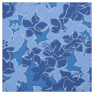 Tela Hanalei Hawaiian Hibiscus Camo Floral