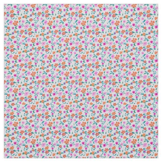 Tela Hand Drawn Tiny Floral Pattern (Retal)