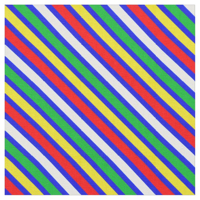 Tela Happy Colorful Stripes (De cerca)