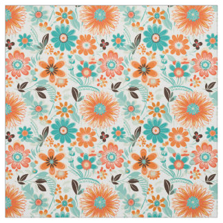 Tela Happy Trendy Retro Floral