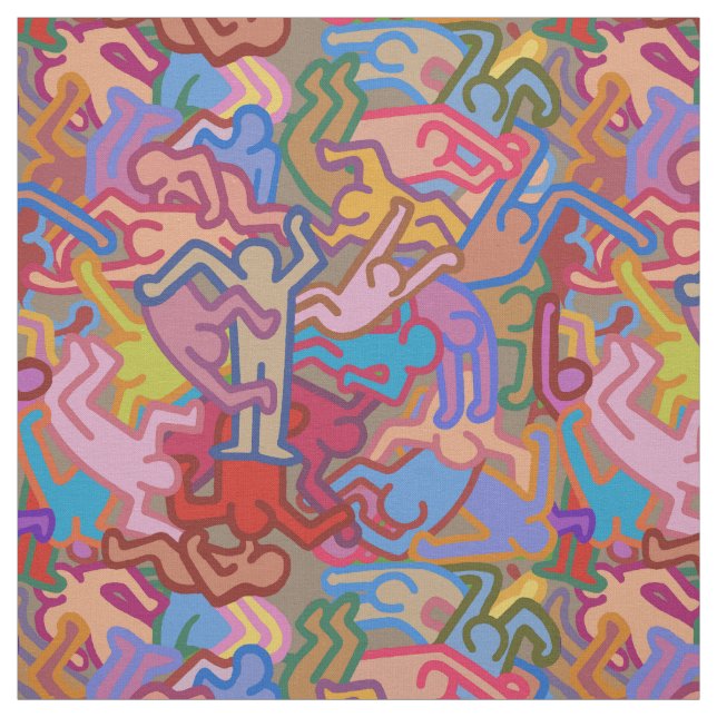 Tela Haring Inspiró Caos  (Retal)