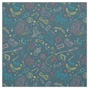 Tela HARRY POTTER™ Artifacts Line Art Pattern