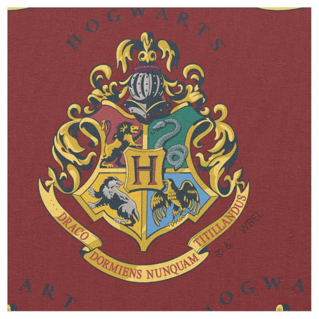 Tela Harry Potter | Escudo de Hogwarts - Completo (De cerca)