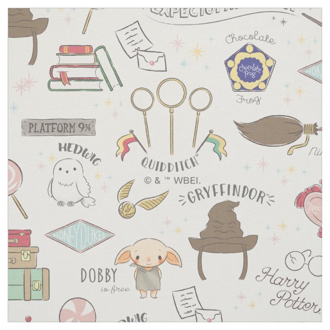 Tela HARRY POTTER™ Tiny Magic Pattern (Retal)