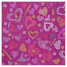 Hearts Love Día de San Valentín Collage Pattern Fu