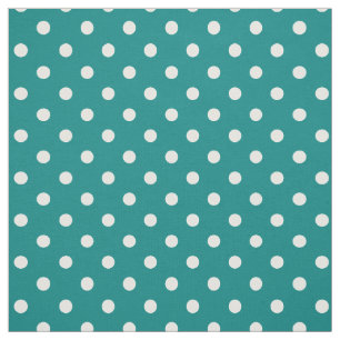 Tela HECHOS de Polka Verde verde azulado