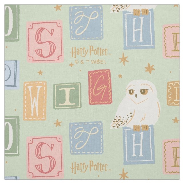 Tela Hedwig Post Letter Block Pattern (Retal)