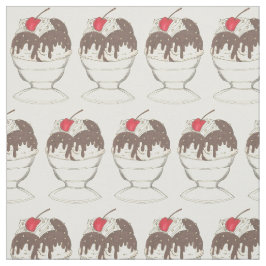 Tela Helado Cream Shoppe Fudge Cherry Sundae Dessereno