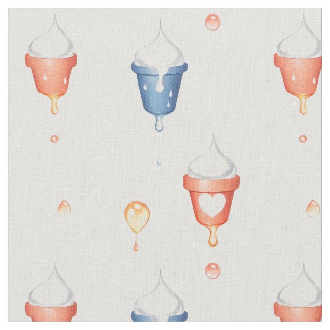 Tela Helado de fusión (De cerca)