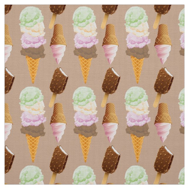 Tela Helados de Crema (Retal)