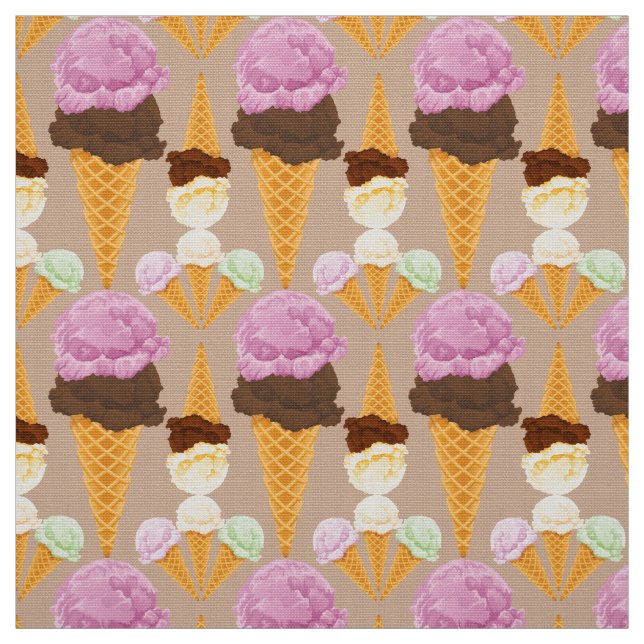 Tela Helados de Crema (Retal)