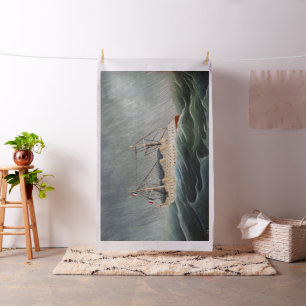 Tela Henri Rousseau - El barco en la tempestad