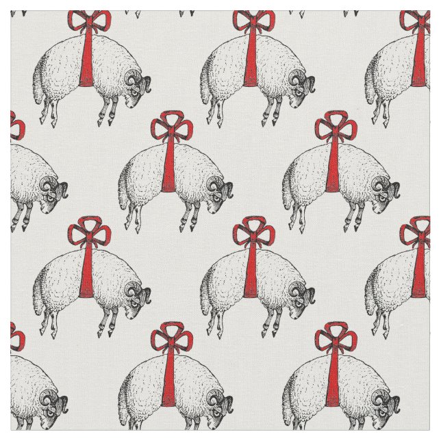 Tela Heraldic Bang Fleece Ram Sheep Escudo Emblem (De cerca)