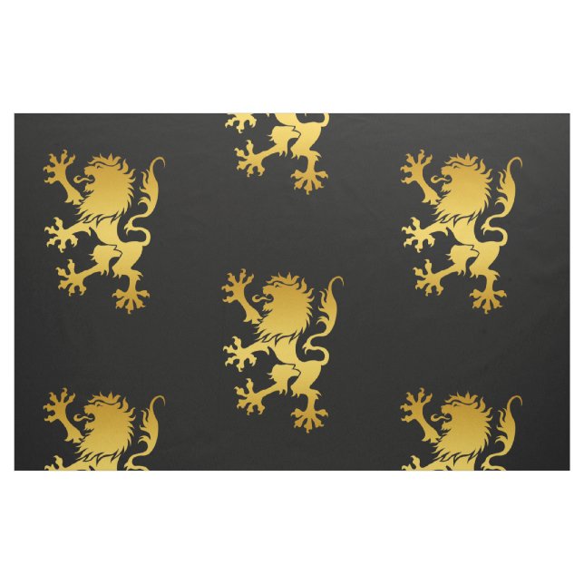 Tela heráldica de oro del león ("Cuarto gordo" (fat quarter))