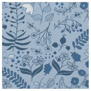 Tela Hermosa Dainty Floral Boho Blues
