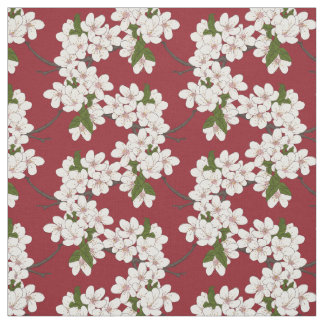 Tela hermosa del estampado de flores del Dogwood