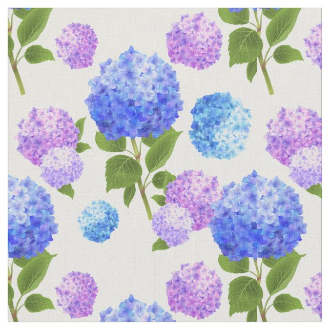 Tela Hermosa Hydrangeas (De cerca)