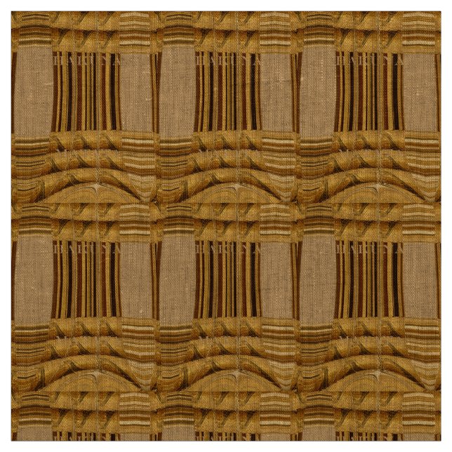 Tela Hermosa jirafa dorada africana de arte animal (Retal)