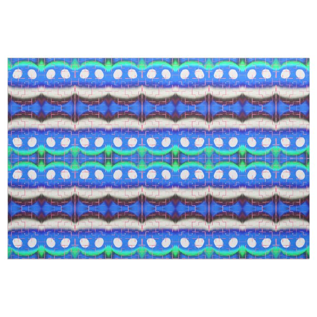Tela Hermosa moda estriada azul ("Cuarto gordo" (fat quarter))