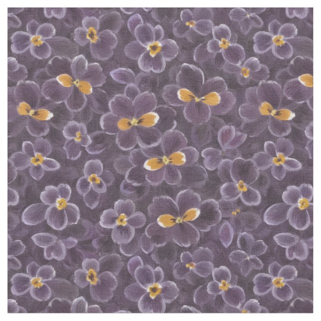 Tela Hermosas Violetas (De cerca)